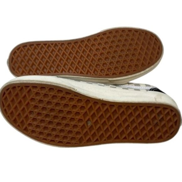 Vans Checkerboard Pattern Old Skool Tennis Shoes Sz. 7 - Picture 3 of 3